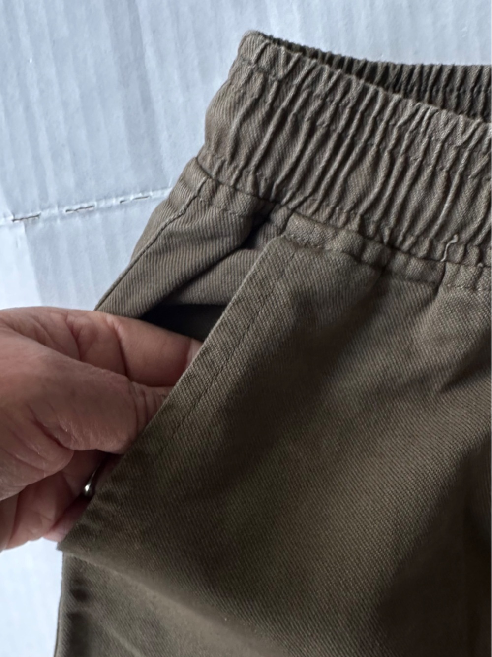 Fashion Nova Women's L "Block It Out Cargo Joggers" Olive/Combo - Picture 10 of 12